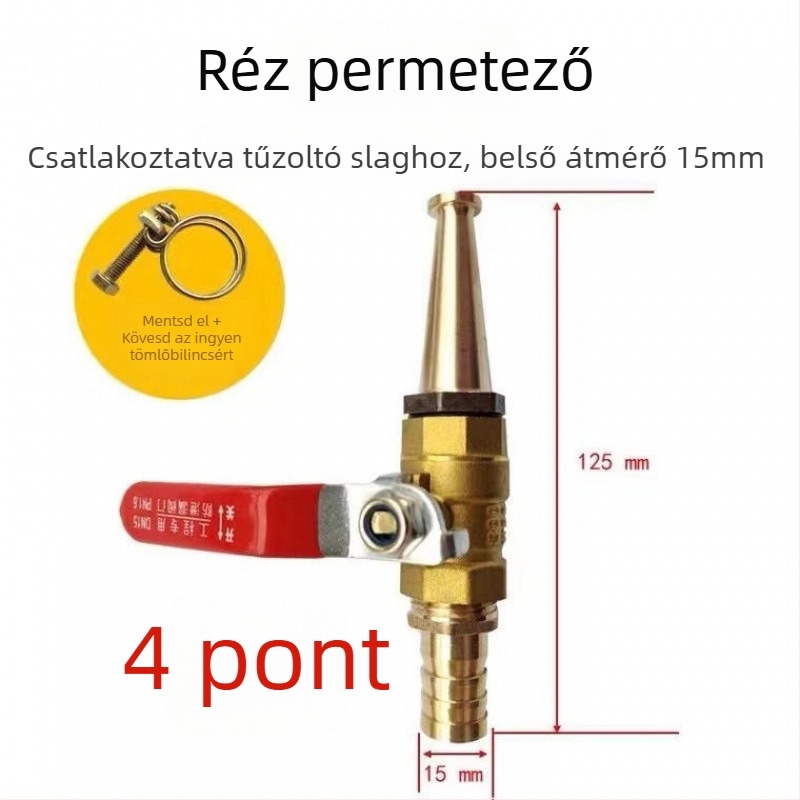 Nagy nyomású vízpisztoly sertésólak és farmok tisztítására — réztestű, multifunkcionális a sertés- és autómosáshoz