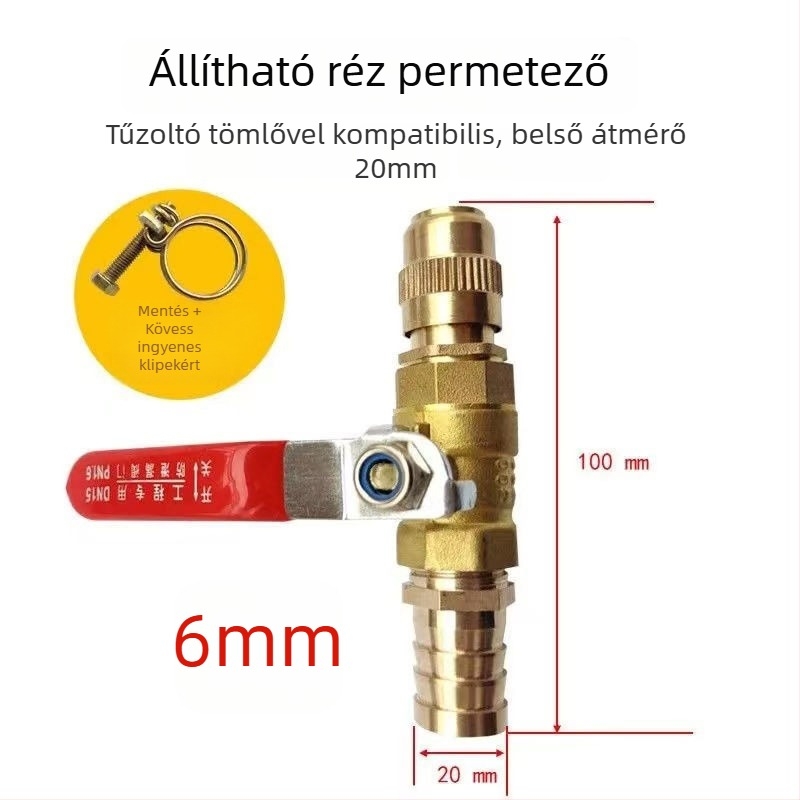 Nagy nyomású vízpisztoly sertésólak és farmok tisztítására — réztestű, multifunkcionális a sertés- és autómosáshoz