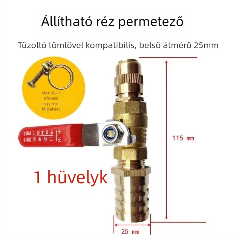 Nagy nyomású vízpisztoly sertésólak és farmok tisztítására — réztestű, multifunkcionális a sertés- és autómosáshoz