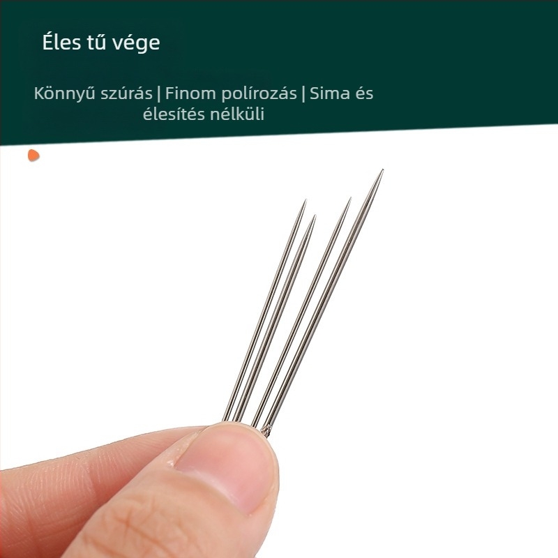 Kézi varrótű, acél, Jp/jinping, minimalist stílus, testreszabható doboz