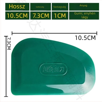 Autóhoz való puha gumis kaparó — többfunkciós gumis penge vakolás és gletteléshez