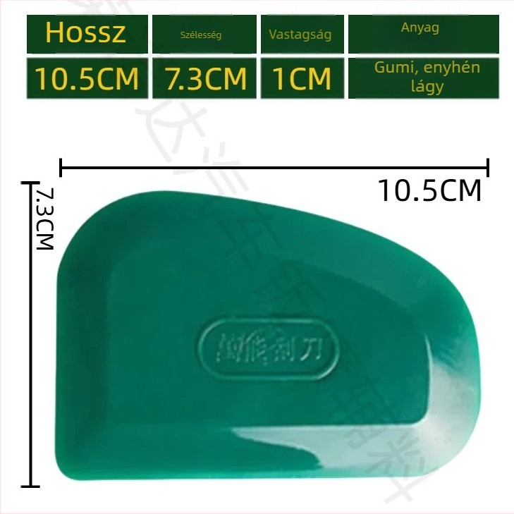 Autóhoz való puha gumis kaparó — többfunkciós gumis penge vakolás és gletteléshez