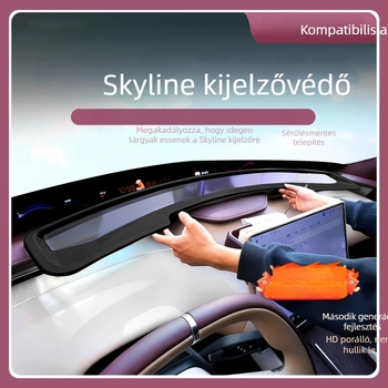 HUD védőfedél Xiaomi Yu7 Sky Screenhez – belső védelem és porvédő takaró