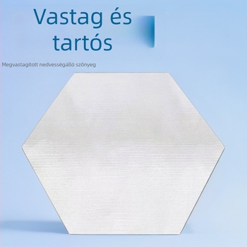 Szabadban használható, megvastagított hexagonális nedvességálló alvó matrac alumíniumfóliával, összecsukható kempinghez