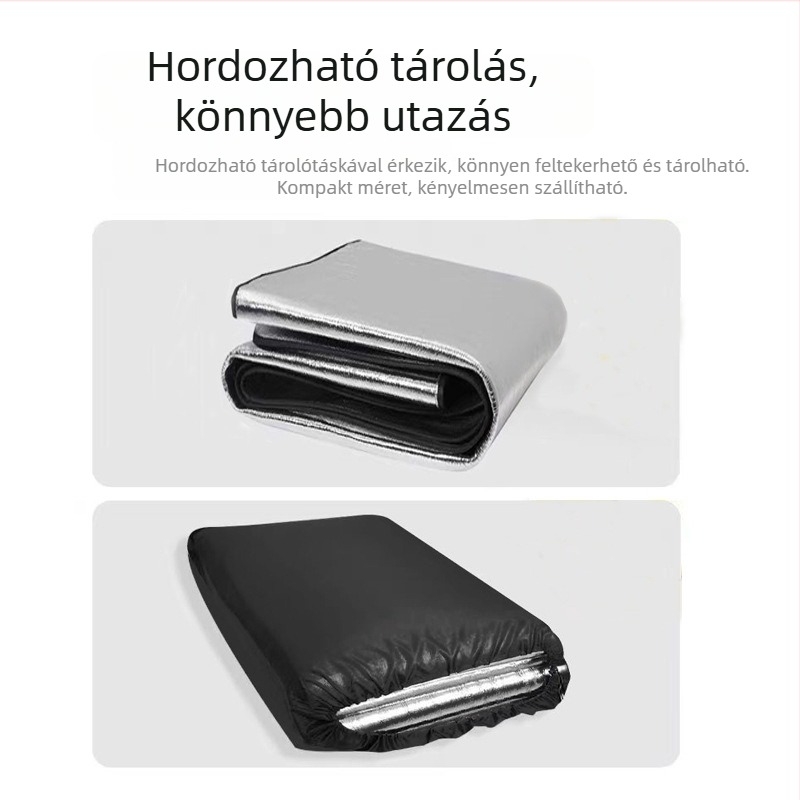 Szabadban használható, megvastagított hexagonális nedvességálló alvó matrac alumíniumfóliával, összecsukható kempinghez