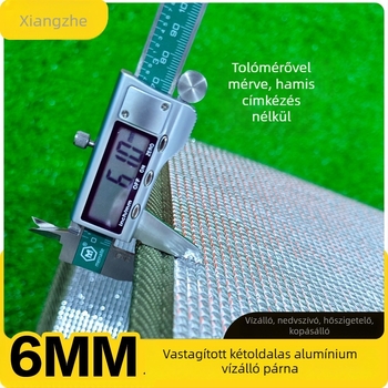 Soar kemping nedvességálló matrac kétoldalú alumínium fóliával, EVA anyagból; súly 350/550/700 g; modell Thickened aluminum film moisture-proof pad; 1–4 személyre