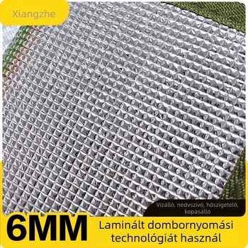 Soar kemping nedvességálló matrac kétoldalú alumínium fóliával, EVA anyagból; súly 350/550/700 g; modell Thickened aluminum film moisture-proof pad; 1–4 személyre