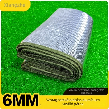 Soar kemping nedvességálló matrac kétoldalú alumínium fóliával, EVA anyagból; súly 350/550/700 g; modell Thickened aluminum film moisture-proof pad; 1–4 személyre