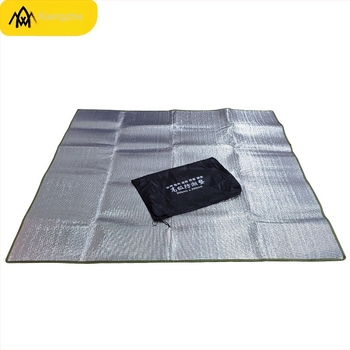 Soar kemping nedvességálló matrac kétoldalú alumínium fóliával, EVA anyagból; súly 350/550/700 g; modell Thickened aluminum film moisture-proof pad; 1–4 személyre