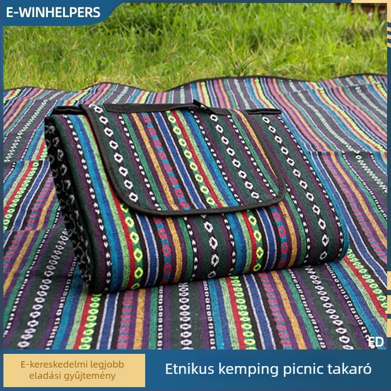 Piknik matrac PE Cotton anyagból, nedvesség- és vízálló felülettel; súly 1200 g; modell 1ew521920146665; 2–3 személy számára; Márka: ewinhelpers