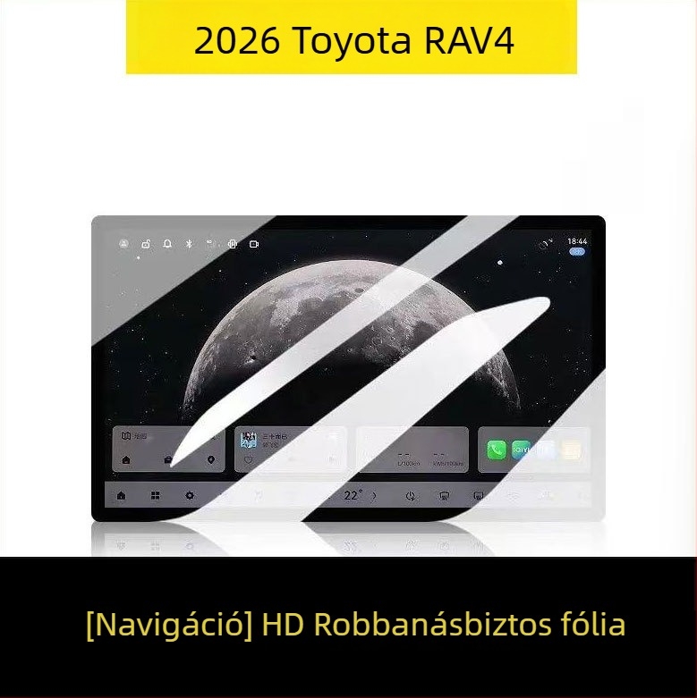 26 Toyota RAV4 központi navigációs kijelzőjéhez tartozó védőfólia