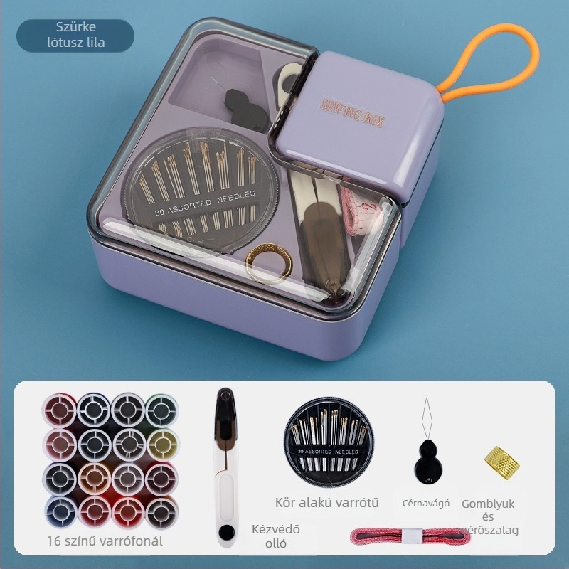 Hordozható varrókészlet - sokoldalú, könnyű luxus; Hangpai fabric márka; Zhejiang eredet; 273 g