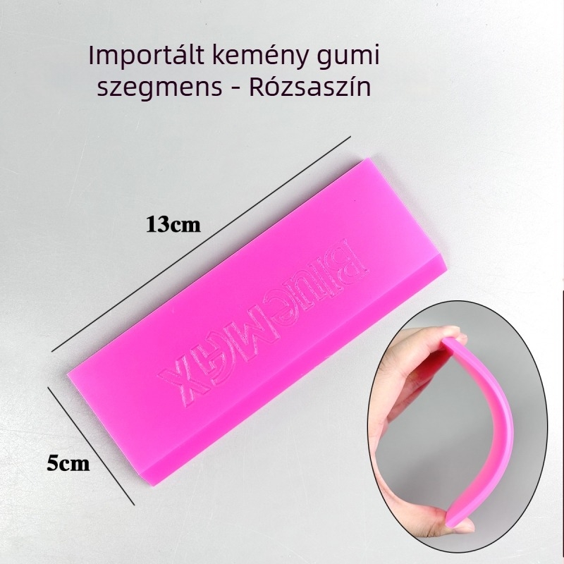 Autóüveg fólia telepítő eszköz tehenes gumisávval és kemény üvegkaparóval, KALETTE, 55 g