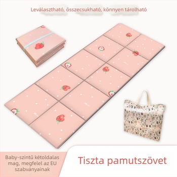 Gyerekeknek készült alvó matrac — pamut anyag, kartun stílus, vízálló PVC réteg, Oxford külső anyag, poliészter rost belső