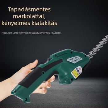 Kertészeti elektromos metszőolló, vezeték nélküli, brushless motoros, levehető penge