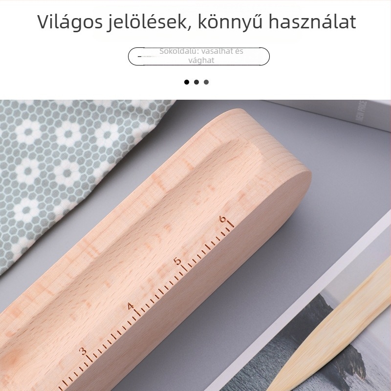 Fából készült présgörgő varráshoz – Yl márka, 384,2 g, aranyos stílus, otthoni DIY varráshoz