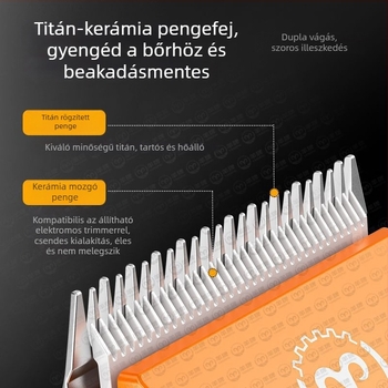 Sheep Brand elektromos nyíró kerámiapengével, 25 fogú univerzális fej gyapjú- és kecske nyírásához