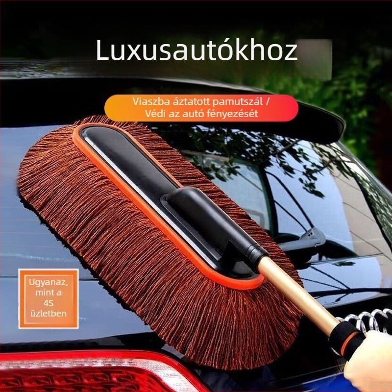 Autómosó mop, Viasz ecset, Hosszabbítható poroló ecset, Autó tisztító eszköz
