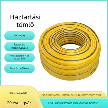 Otthon használható teleszkópos tömlő autómosáshoz és kert öntözéséhez, rugalmas, nagy nyomású, hordozható vízcső