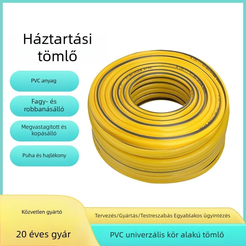 Otthon használható teleszkópos tömlő autómosáshoz és kert öntözéséhez, rugalmas, nagy nyomású, hordozható vízcső
