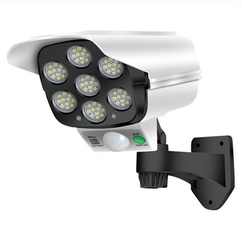 Napelemes kültéri LED falikar mozgásérzékelővel, IP54 védelem, 16W, 3.7V, modell JD-2178T