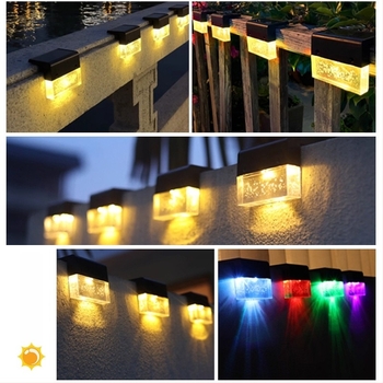 Napelemes kültéri falikar, IP65, LED, 1–2W, 6–12 óra, induktív kapcsoló