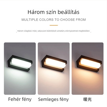 Napelemes kültéri falikar - LED-modul (IP54; 6V; 2-4W; Modell 1021)