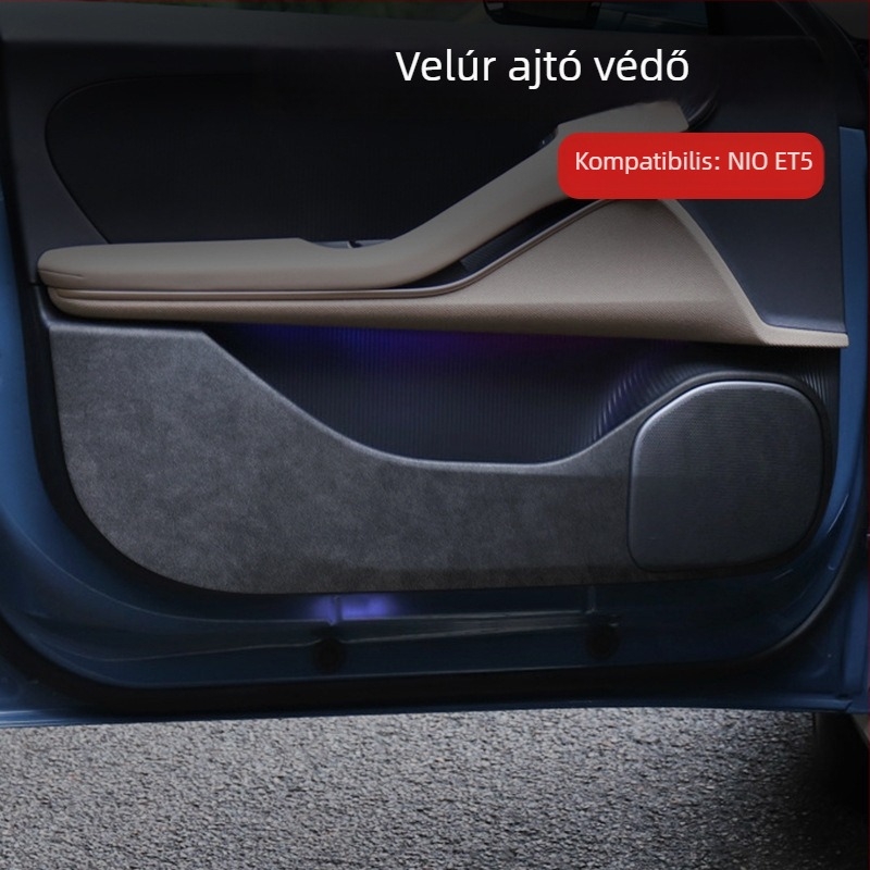 SNBLO suede belső ajtó panel védő Weilai ET5-höz – testreszabható feldolgozás