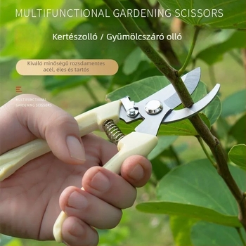 Neck Strength Metszőolló kertészkedéshez, ágak vágásához, virágkötéshez és gyümölcsfák ágainak metséséhez