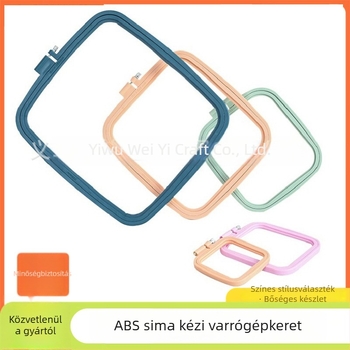 ABS négyzet alakú varrókeret keresztszemeshez – készlet, új kínai stílus