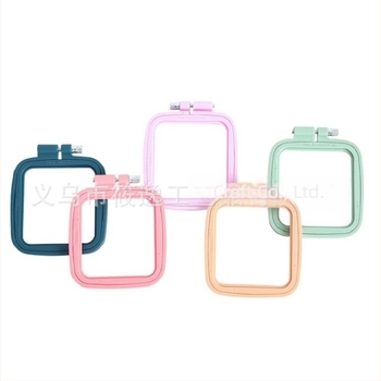 ABS négyzet alakú varrókeret keresztszemeshez – készlet, új kínai stílus