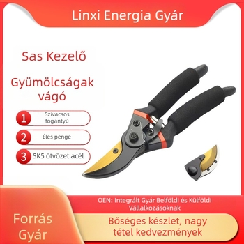Gyümölcsfa metszőolló, vastag ágakhoz, virágmetszés, gyümölcs szedés, Lin xi