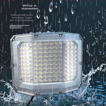 Napelemes LED kertvilágító lámpa, modell Q1, 19W, 6V, IP65, 6–12 órás működési idő