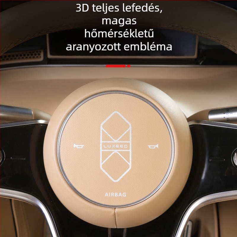 Zhijie R7 kormánykerék logó dekoratív matrica, belső S7 logó