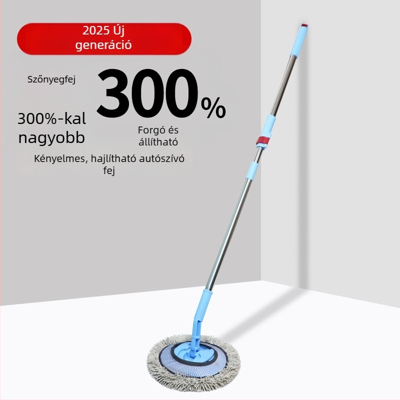 Rozsdamentes acél nyélű autómosó mop, összecsukható, nem karcolja a fényezést, tartós – hiteles magánmárka Zhen shang, testreszabható