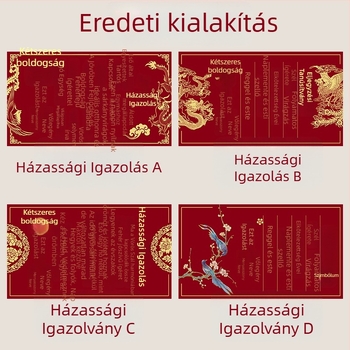 Keresztszemes készlet: esküvői könyv, kínai stílusú sorozat, selyem virág anyag, 9 ct vászon, univerzális stílus