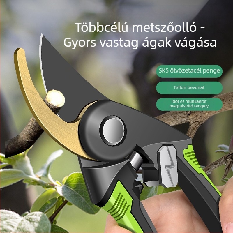Isunpro Kerti Metszőolló gyümölcsfákhoz, virágokhoz és ágakhoz