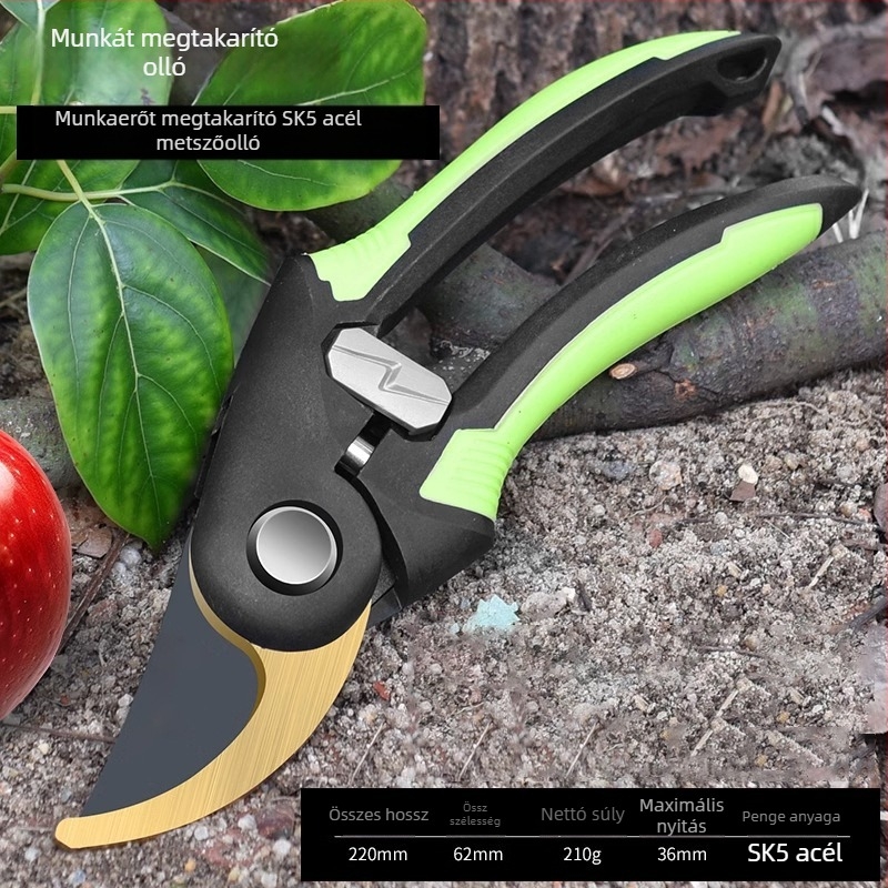 Isunpro Kerti Metszőolló gyümölcsfákhoz, virágokhoz és ágakhoz