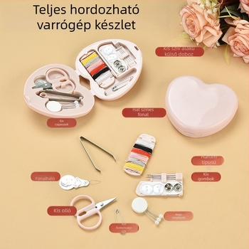 Varró doboz, 8 részes készlet, szív alakú tűtároló, többfunkciós (Eredet Zhejiang)