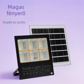 Napelemes LED reflektor kültérre, IP65, távirányítóval, teljesítmény 100, modell XZ-HJG-4