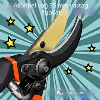 SK5 acél gyümölcsfa metszőolló, hatékony metszés, finom kidolgozás, kertészeti eszköz