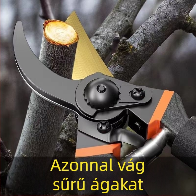 SK5 acél gyümölcsfa metszőolló, hatékony metszés, finom kidolgozás, kertészeti eszköz