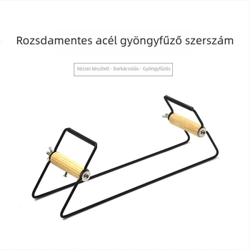 Kézzel készített gyöngyfűző eszköz, európai stílusú, rozsdamentes acélból