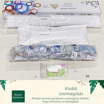 5D gyémántos festő készlet, teljes gyémánt, Cartoon/Anime minta, 11CT vászon, nylon anyag