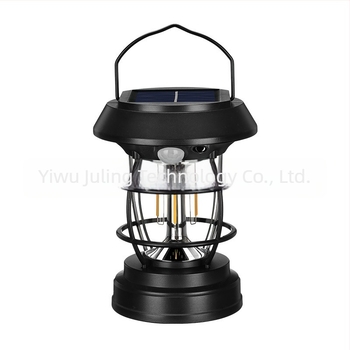 Napelemes kempinglámpa IP65 5W LED 3,7V 6–12 órás működési idő