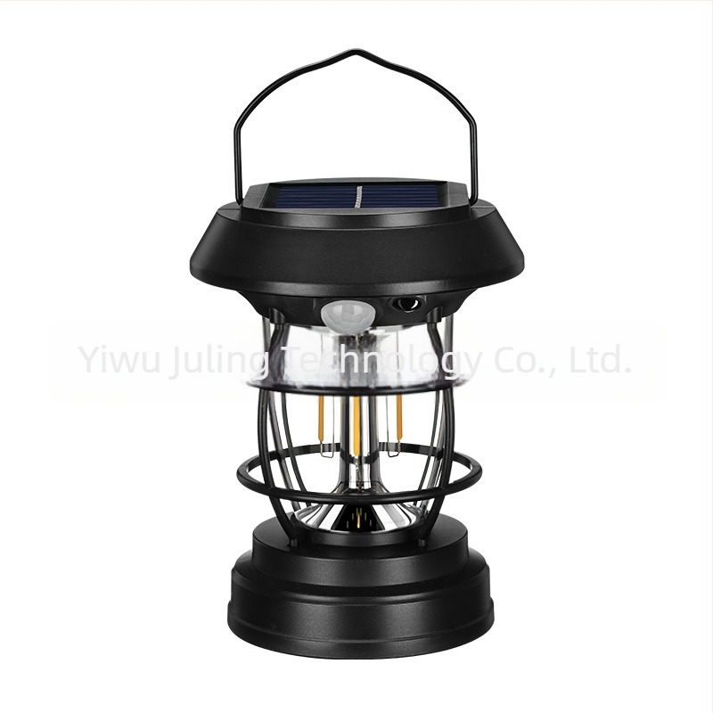 Napelemes kempinglámpa IP65 5W LED 3,7V 6–12 órás működési idő