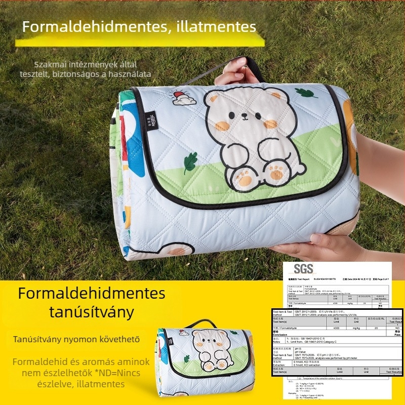 Isdan családi piknik matrac kempingezéshez, vastag, nedvességálló sátorpadló, anyaga: Chunyatang Ultrasonic