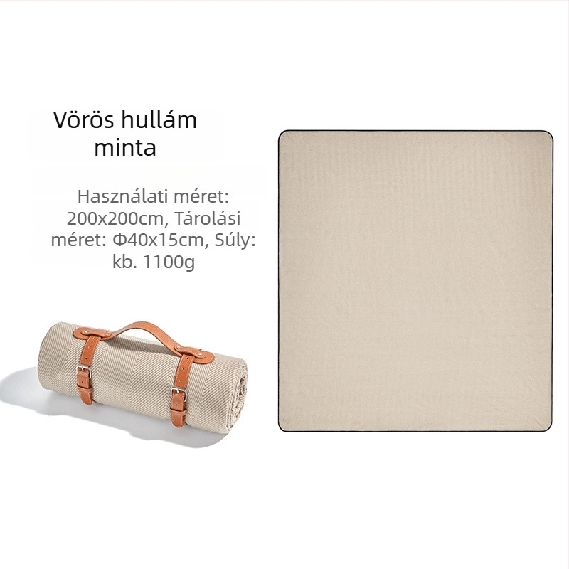 Gravity Kültéri Piknik Pad — Csúszásmentes, nedvességálló PEVA fleece anyag, 4–6 személyre, modell HK21SX000