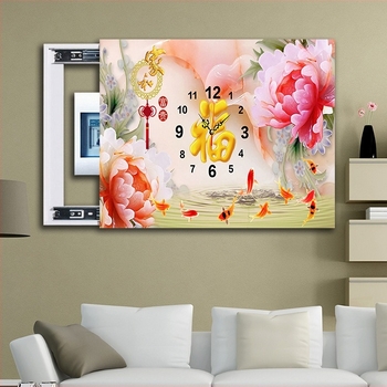 Gyémántfestő készlet — modern minimalista stílus, vászon, motívum növények és virágok, nappaliba, kód Y2589