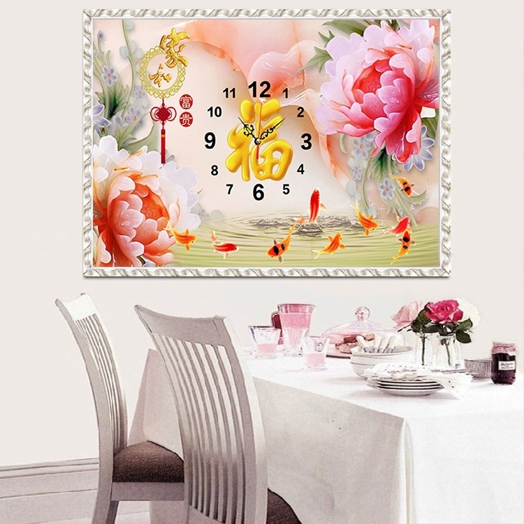 Gyémántfestő készlet — modern minimalista stílus, vászon, motívum növények és virágok, nappaliba, kód Y2589